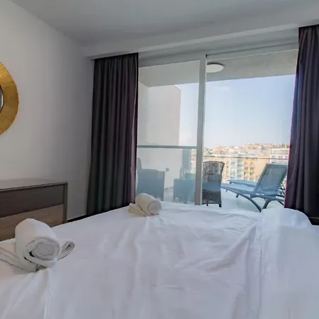2-br Duplex Penthouse Spinola Sea View Balcony *