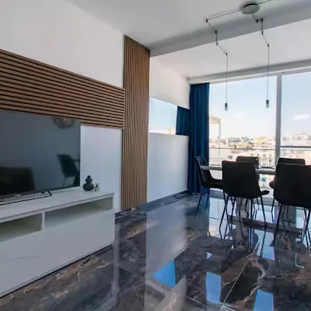 2-br Duplex Penthouse Spinola Sea View Balcony Lejlighed Saint Julian's
